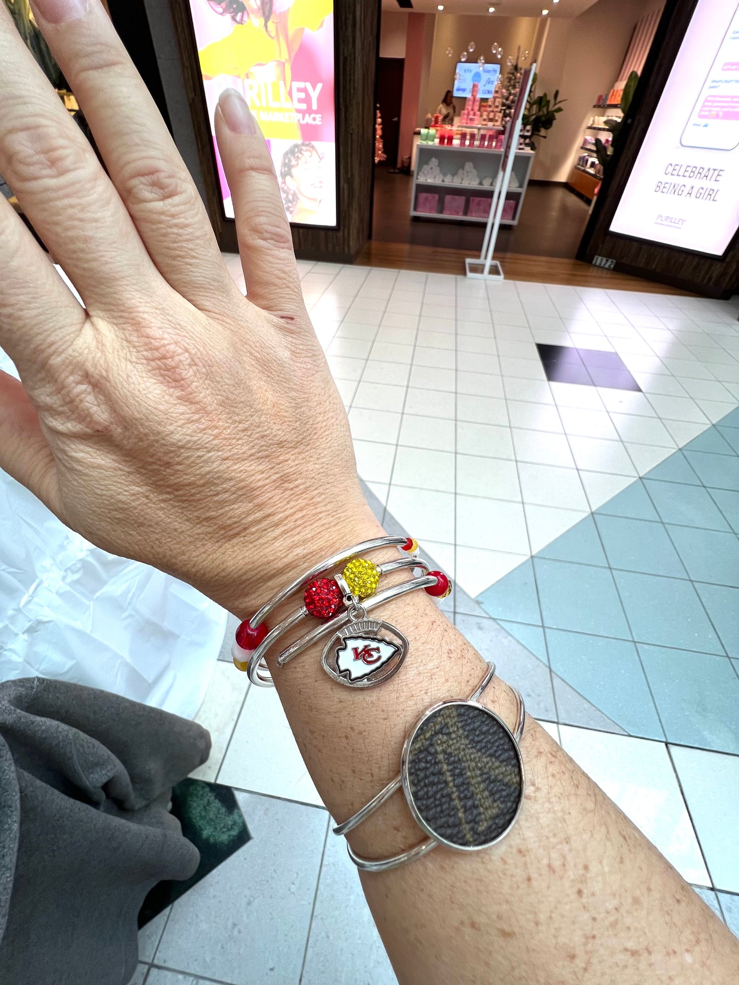 Gameday-Bling Kansas Wrap Bracelet