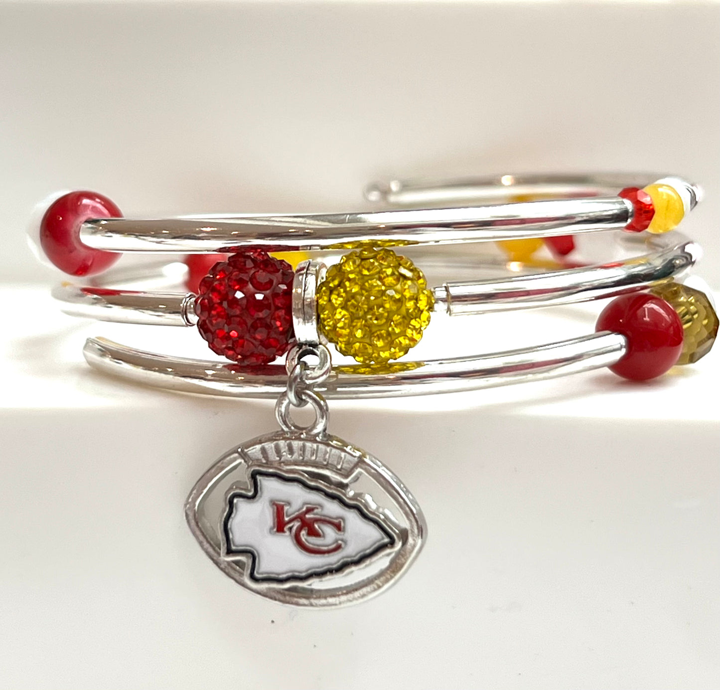 Gameday-Bling Kansas Wrap Bracelet