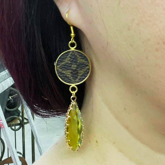LV Again - Ava Earring in Citrine