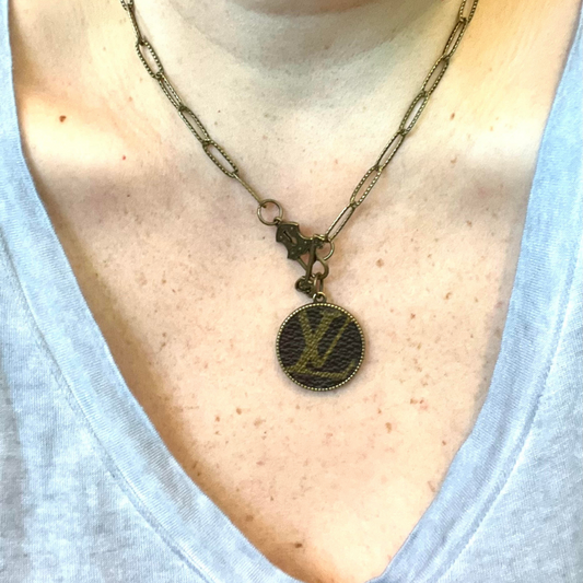 LV Again -Lock and Key Necklace