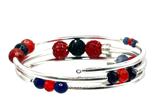 Alumni-Ole Miss Bling Wrap Bracelet