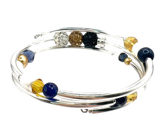 Alumni -GA Southern Bling Wrap Bracelet