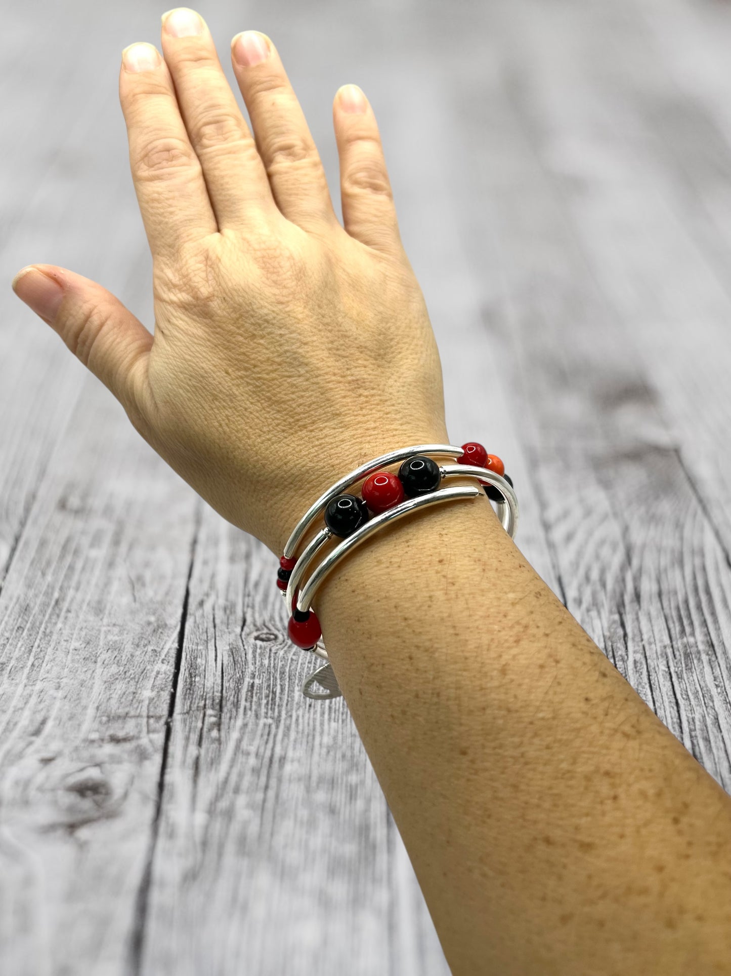 Game Day- Tampa Bay Wrap Bracelet