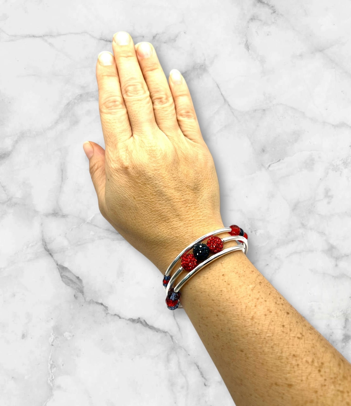 Alumni-Ole Miss Bling Wrap Bracelet