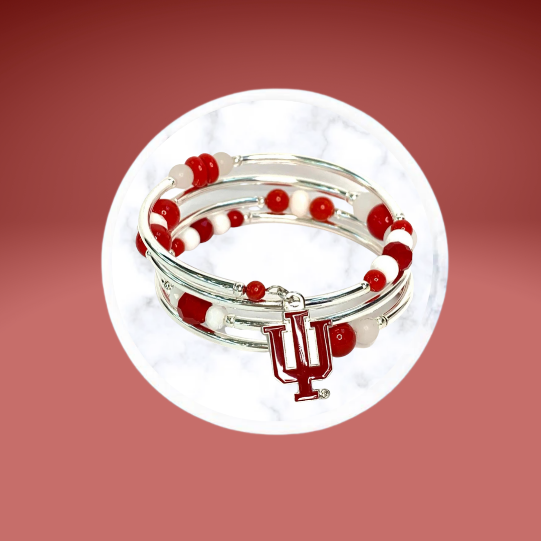 Collegiate- Indiana Wrap Bracelet