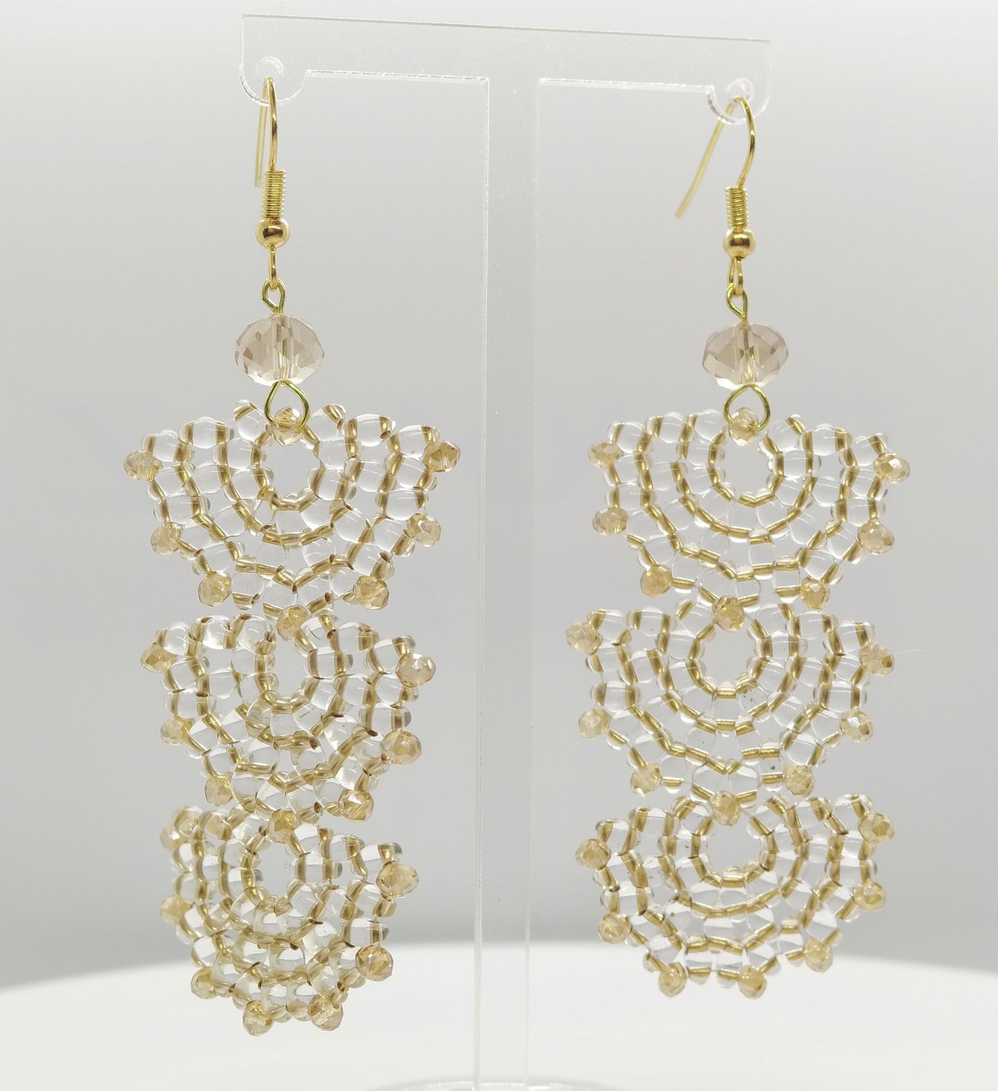 Cascade -Harlow in Gold-Lined with Champagne Accents