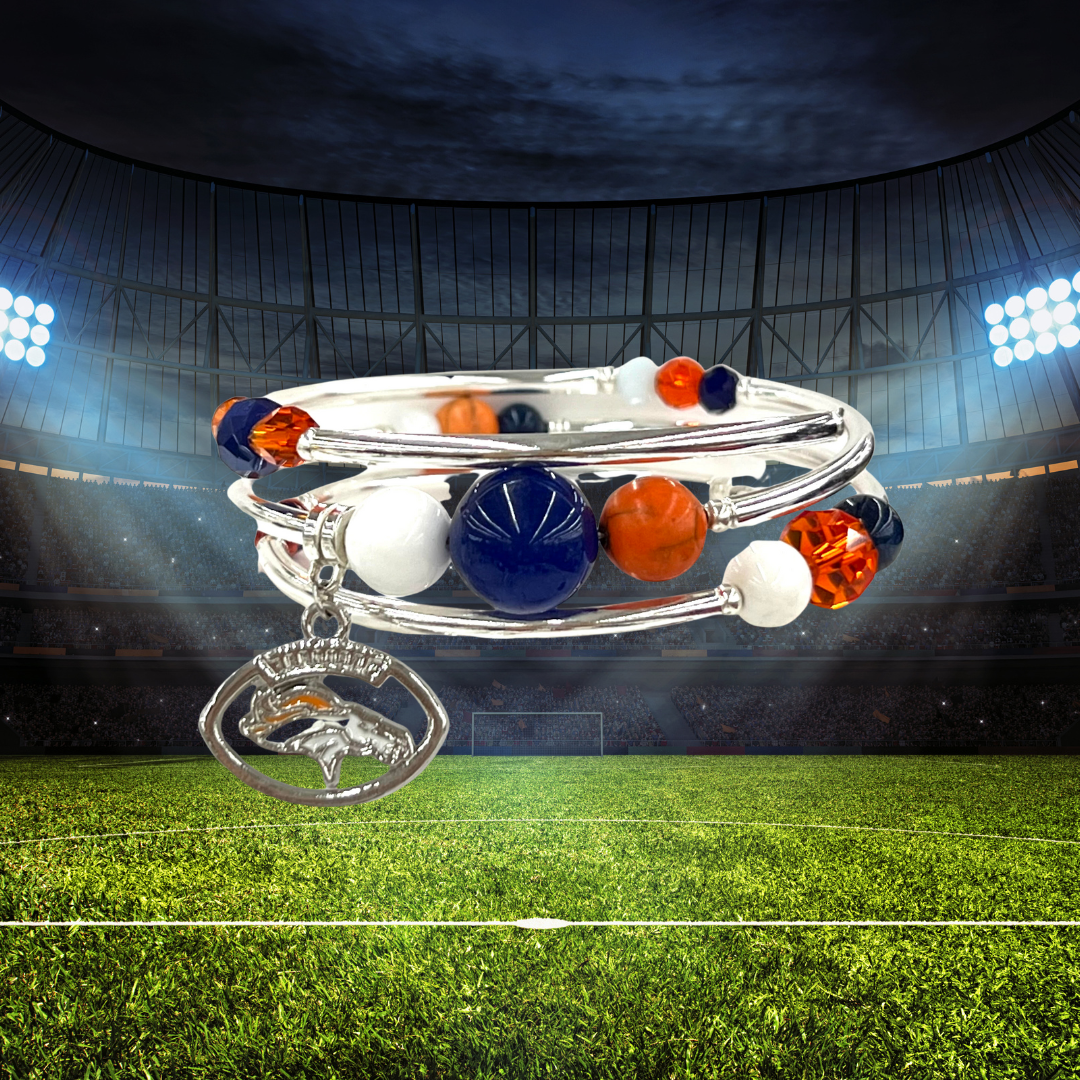 Game Day- Denver Wrap Bracelet