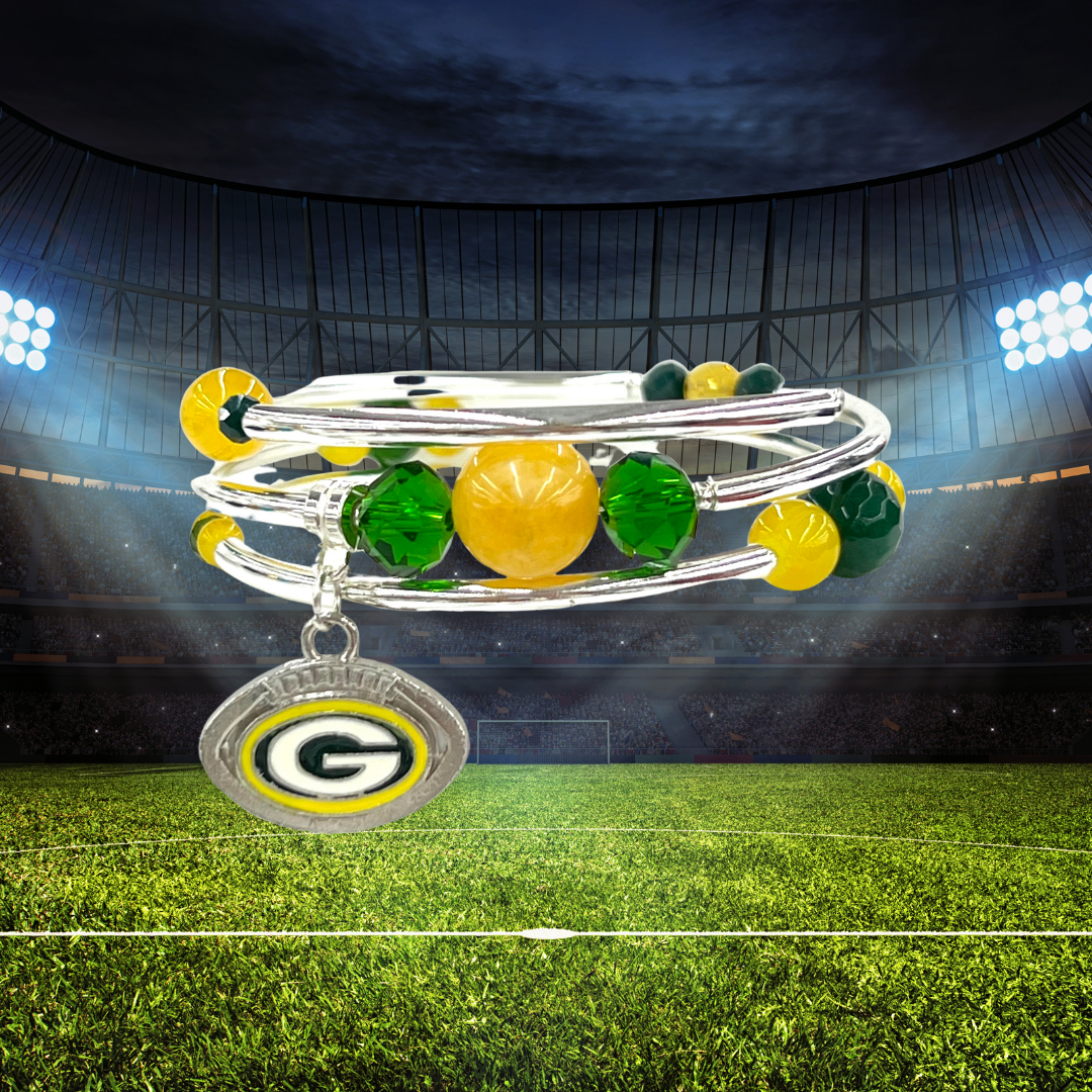 Game Day- Greenbay Wrap Bracelet