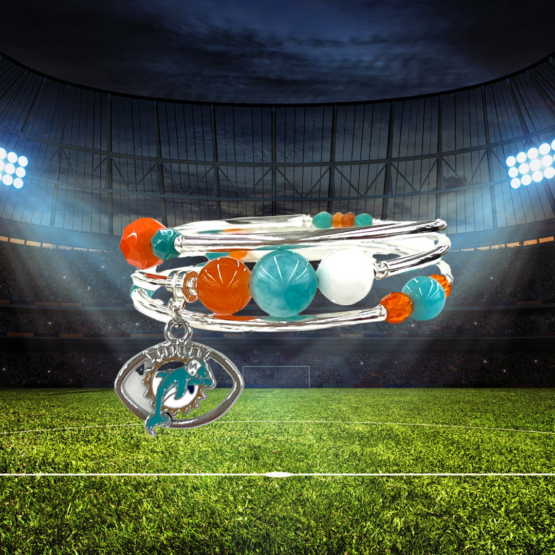 Game Day- Miami Wrap Bracelet