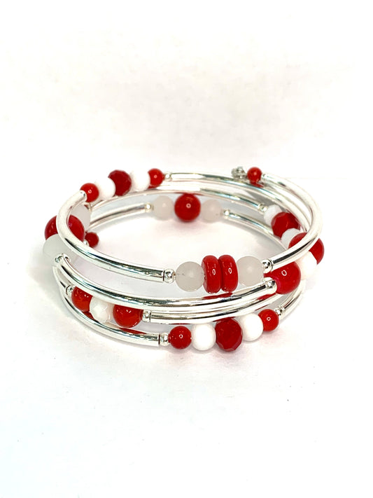 Collegiate- Indiana Wrap Bracelet