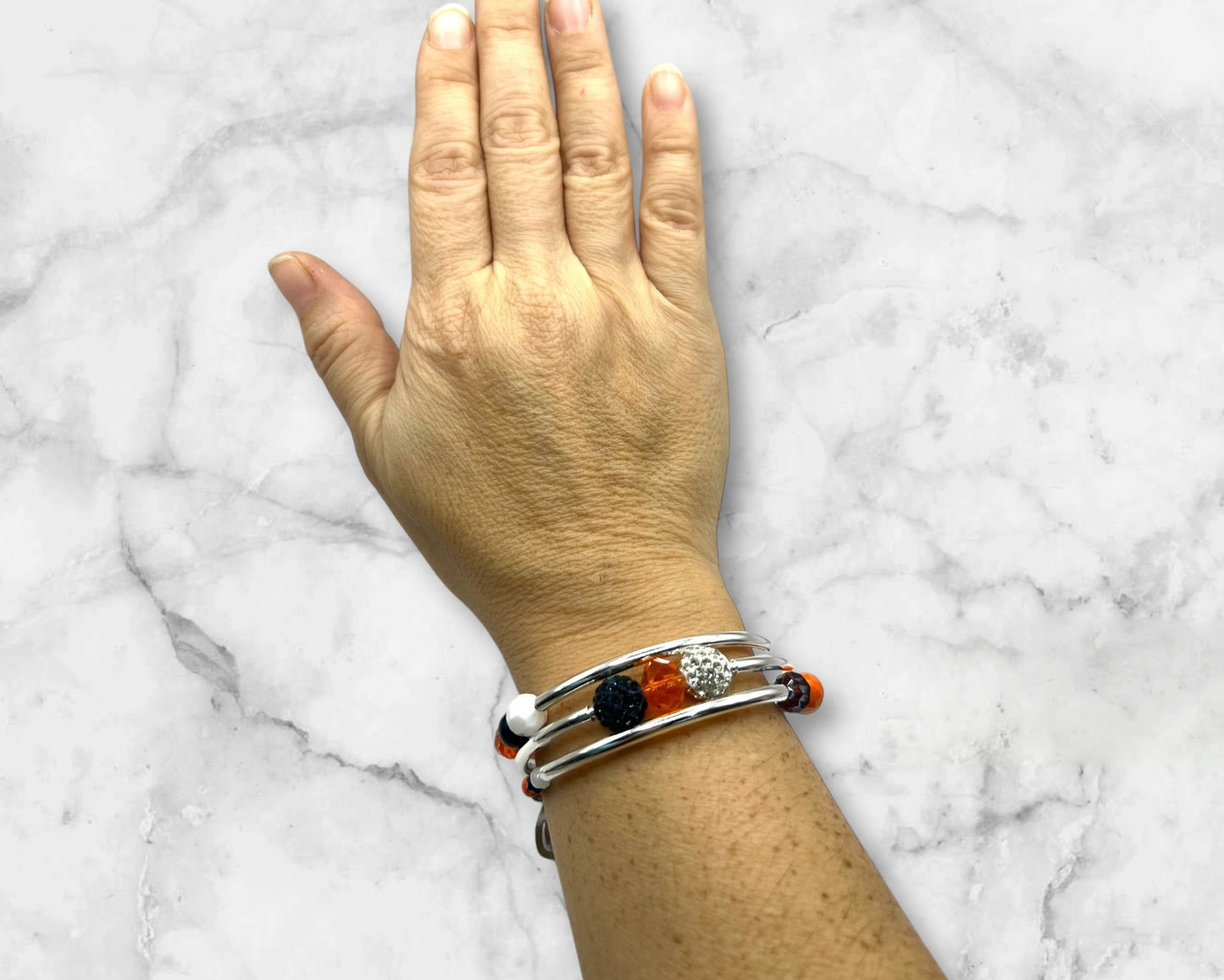 Game Day- Denver Bling Wrap Bracelet