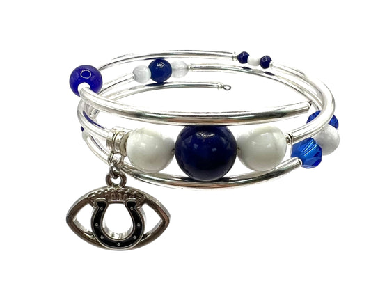 Game Day- Indianapolis Wrap Bracelet