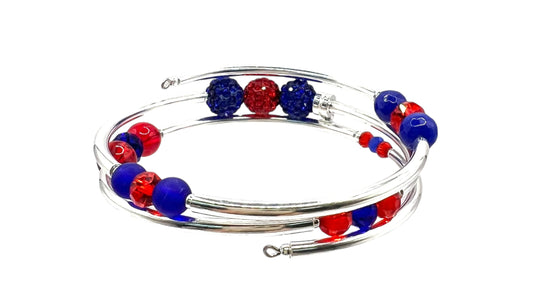 Game Day- Buffalo Bling Wrap Bracelet