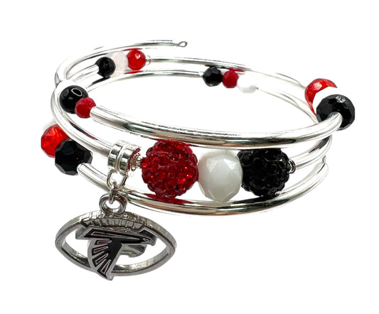 Game Day- Atlanta Bling Wrap Bracelet