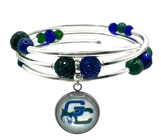 Alumni- GA College Bling Wrap Bracelet