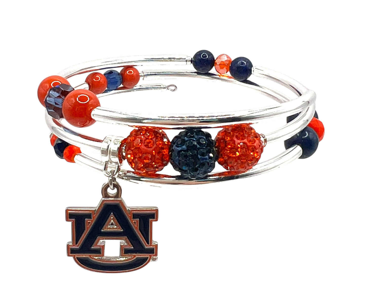 Alumni - Auburn Bling Wrap Bracelet