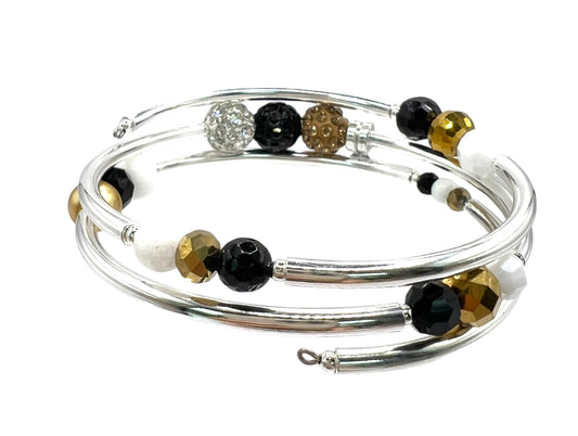 Game Day- New Orleans Bling Wrap Bracelet