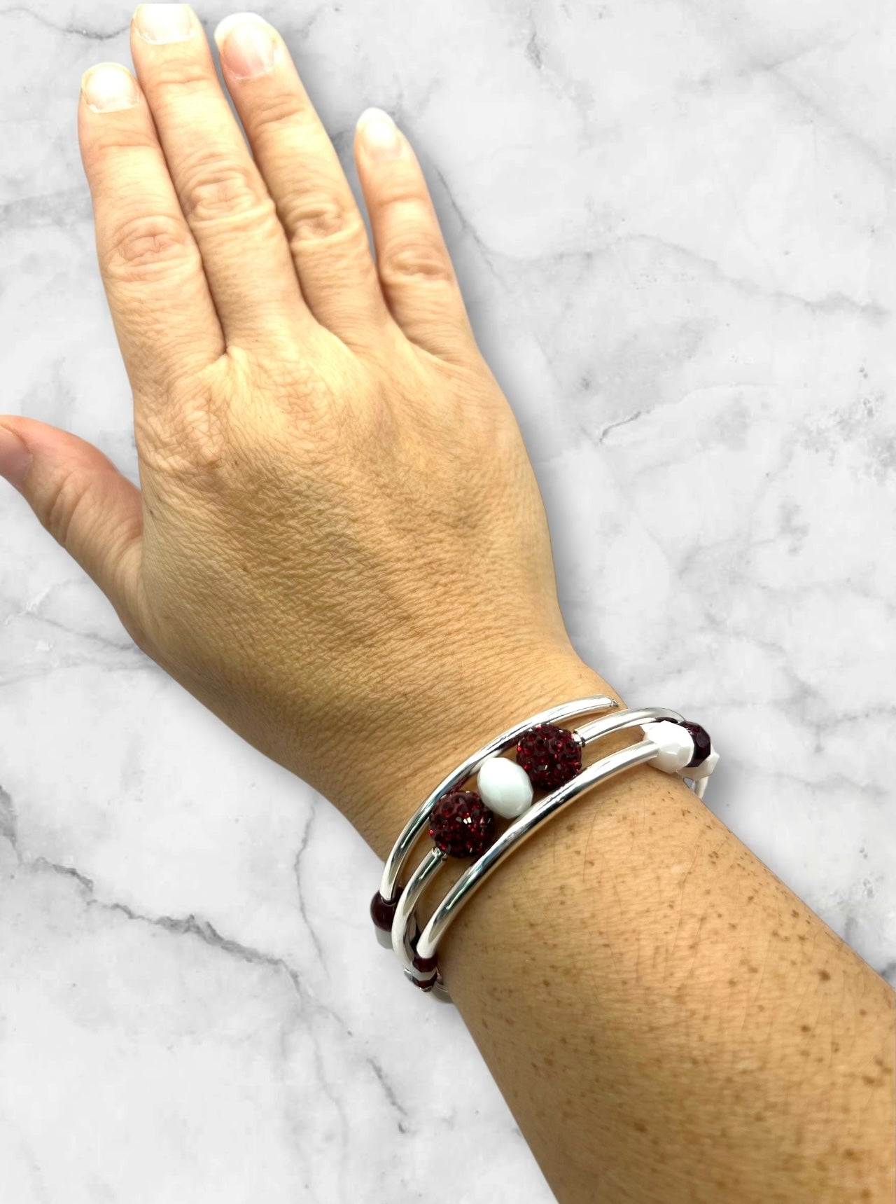 Alumni -Mississippi St Bling Wrap Bracelet