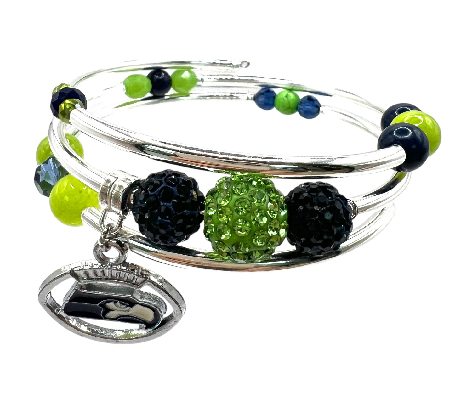 Game Day- Seattle Bling Wrap Bracelet