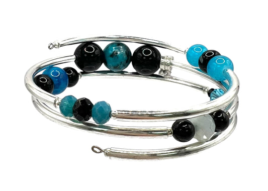 Game Day- Carolina Wrap Bracelet