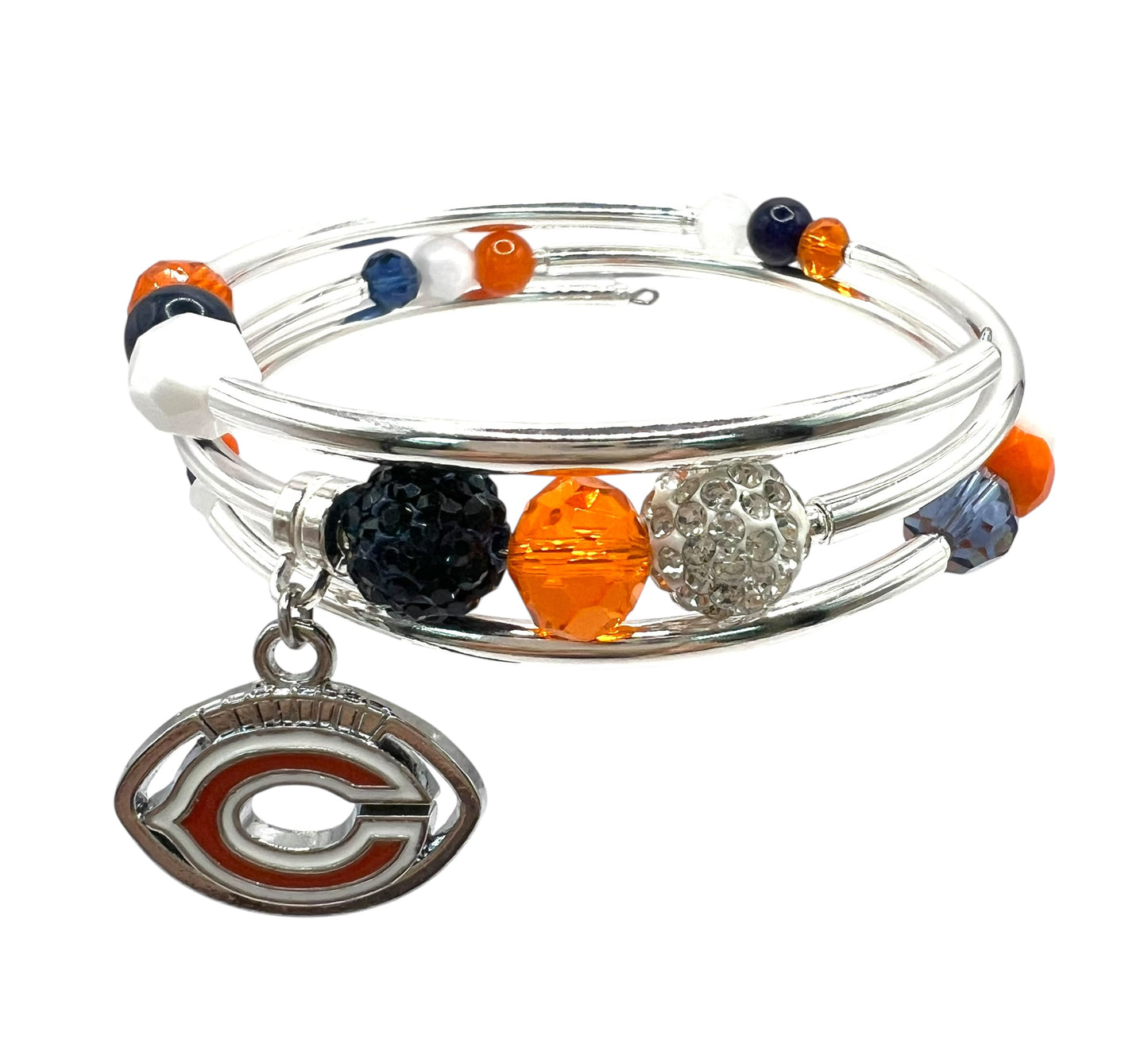 Game Day- Chicago Bling Wrap Bracelet