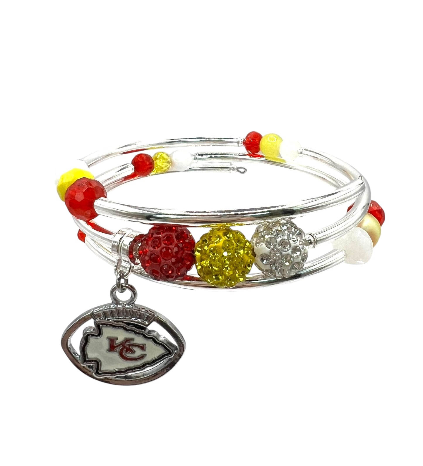 Game Day- Kansas City Bling Wrap Bracelet