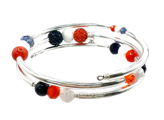 Game Day- Denver Bling Wrap Bracelet