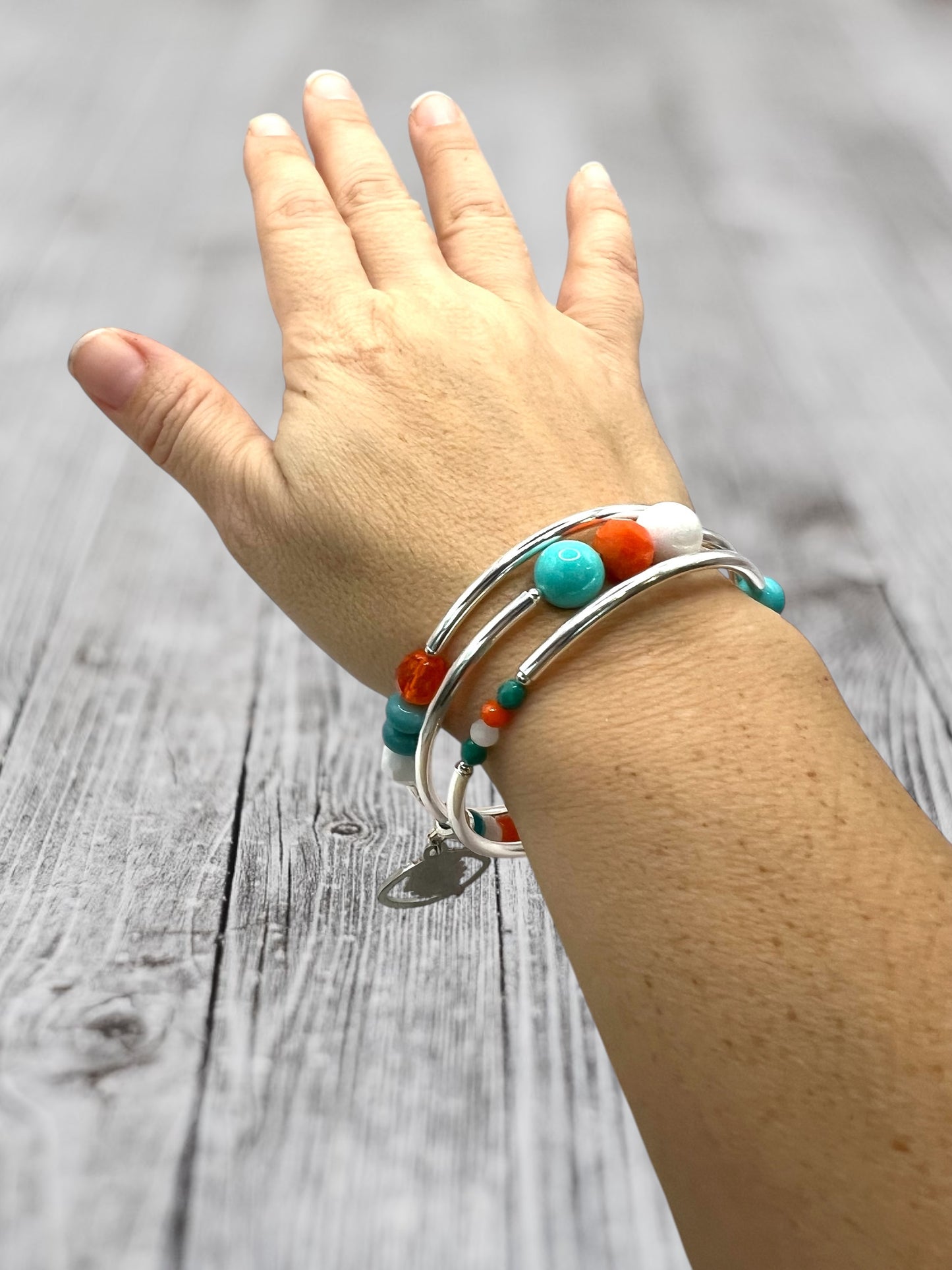 Game Day- Miami  Wrap Bracelet