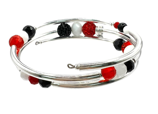 Game Day- Atlanta Bling Wrap Bracelet