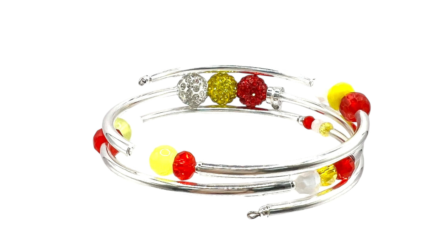 Game Day- Kansas City Bling Wrap Bracelet