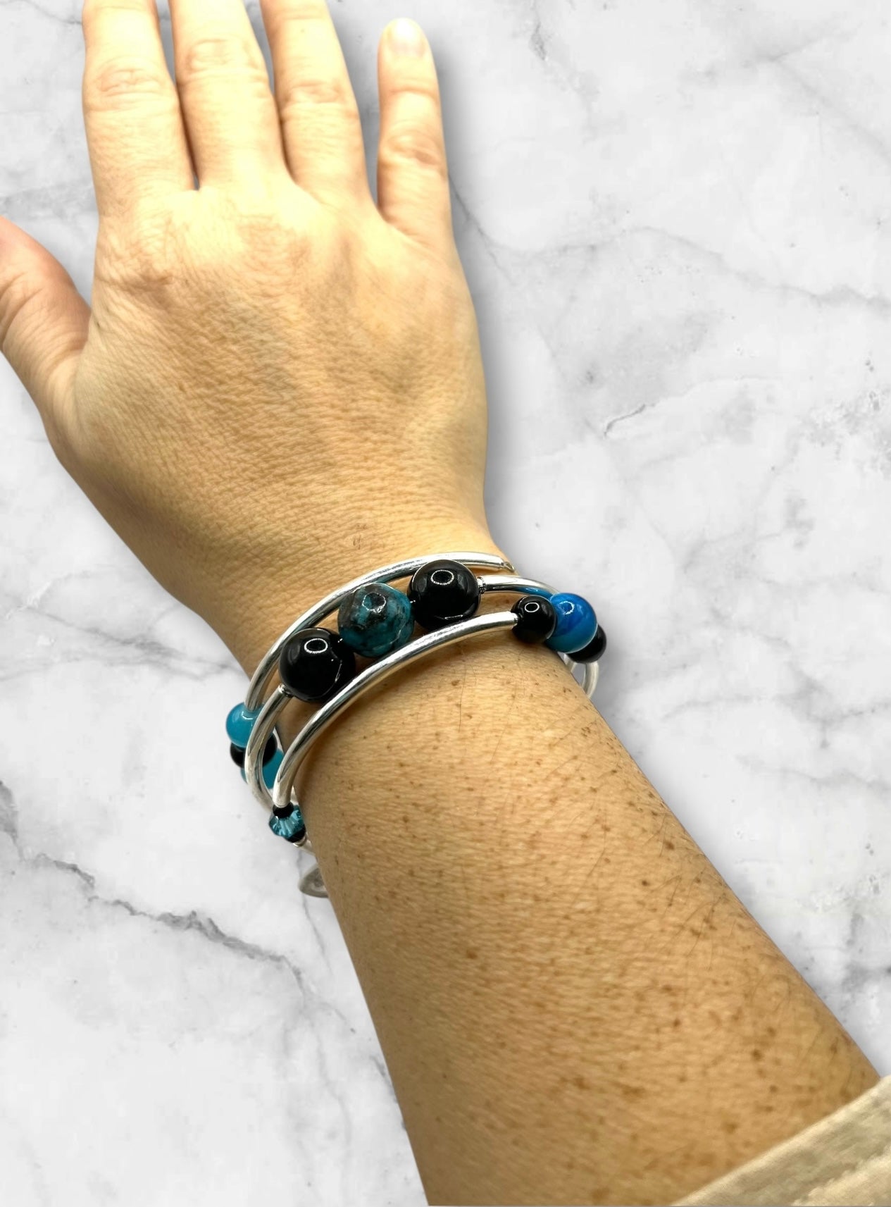 Game Day- Carolina Wrap Bracelet