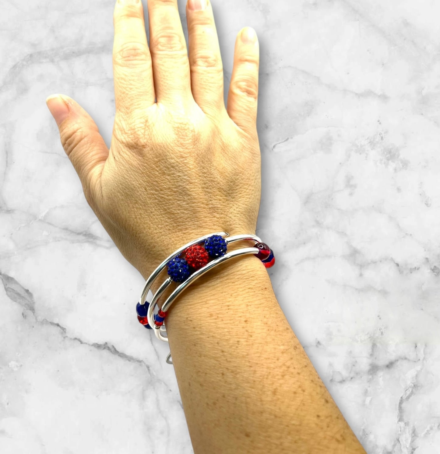 Game Day- Buffalo Bling Wrap Bracelet