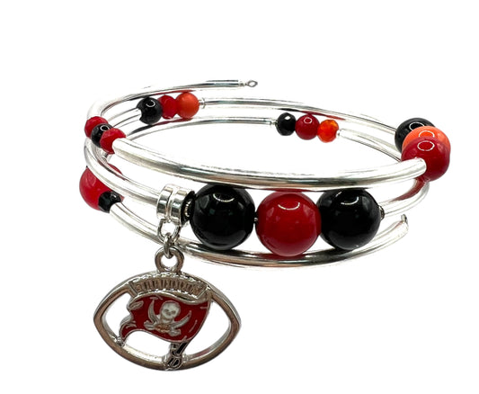 Game Day- Tampa Bay Wrap Bracelet