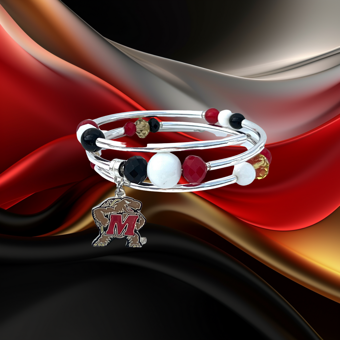 Alumni - Maryland Terrapins Wrap Bracelet