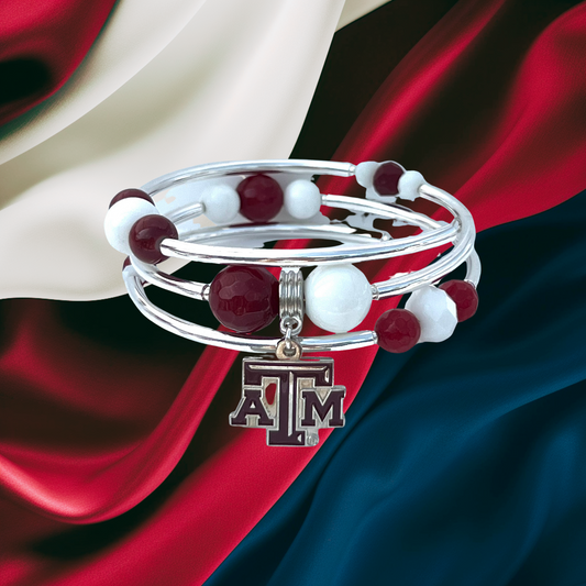Alumni- Texas A&M Wrap Bracelet