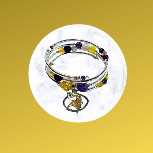 Game Day- Minnesota  Wrap Bracelet