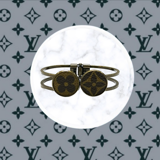 LV Again- Bronze Double Logo Cuff
