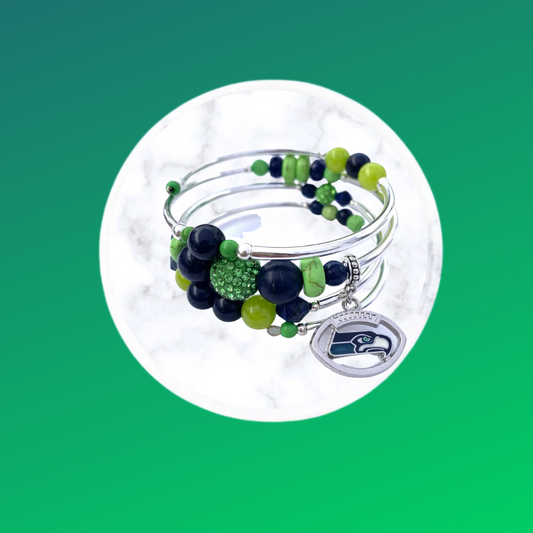 Game Day- Seattle Wrap Bracelet