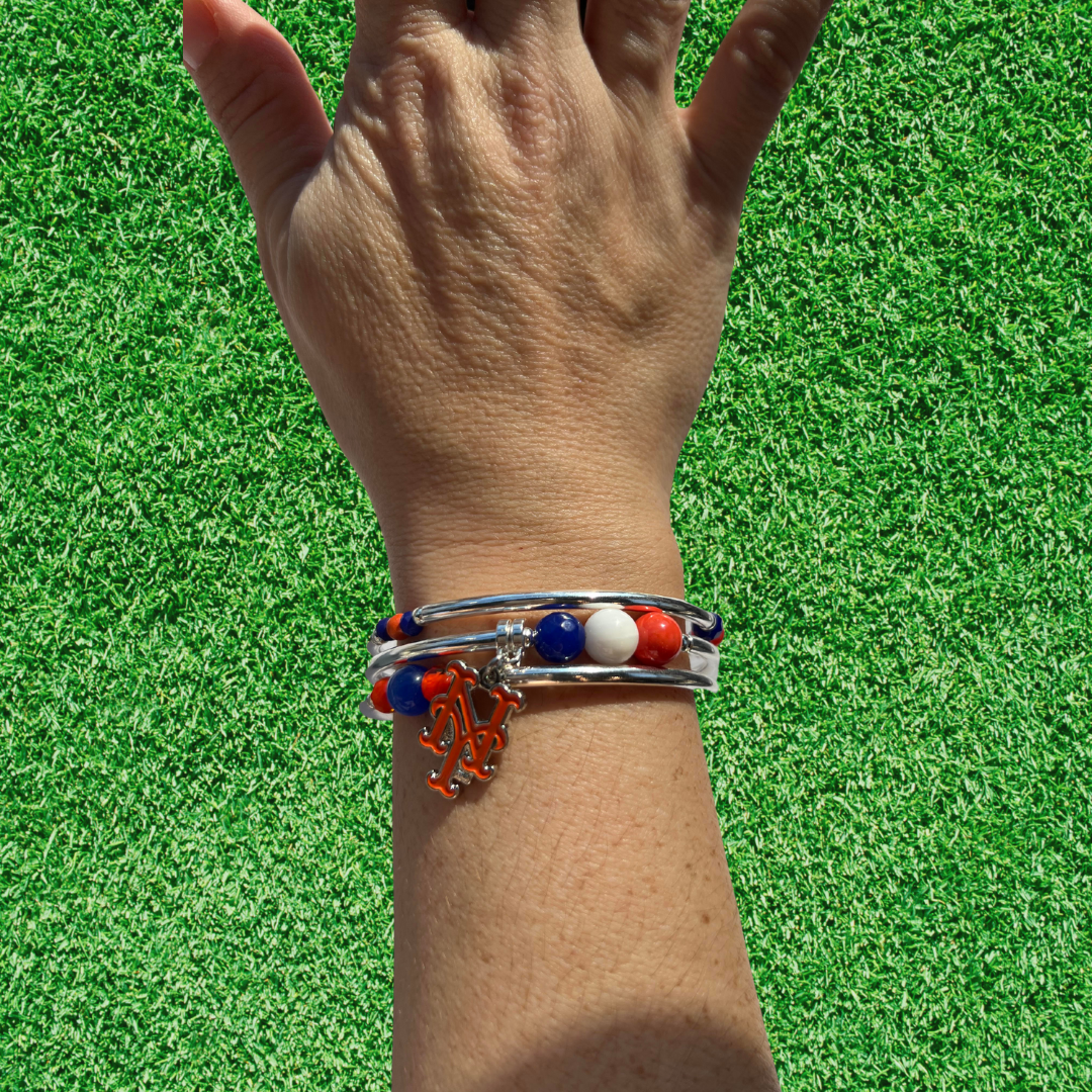 First Pitch- Mets Team Wrap Bracelet