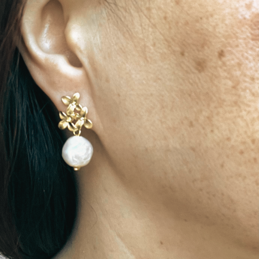 Garden Glam - Baroque Bloom Earrings