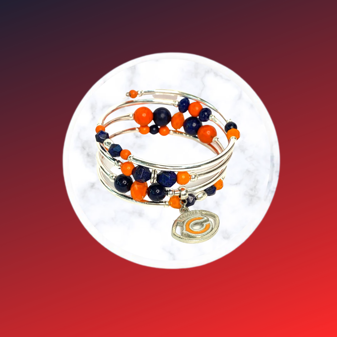 Game Day- Chicago Wrap Bracelet