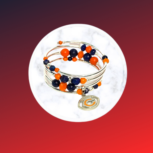 Game Day- Chicago Wrap Bracelet