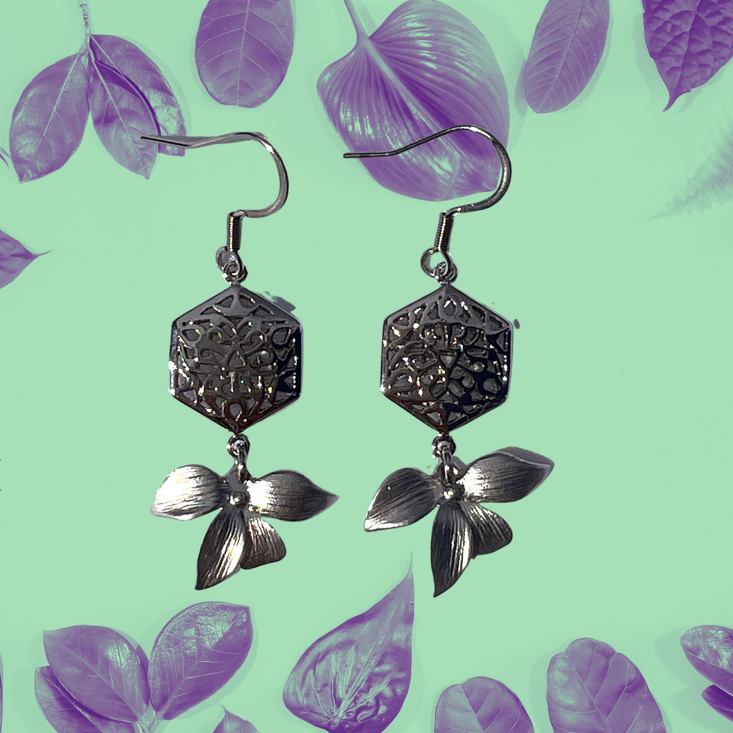 Garden Glam - Filigree Floral Earrings