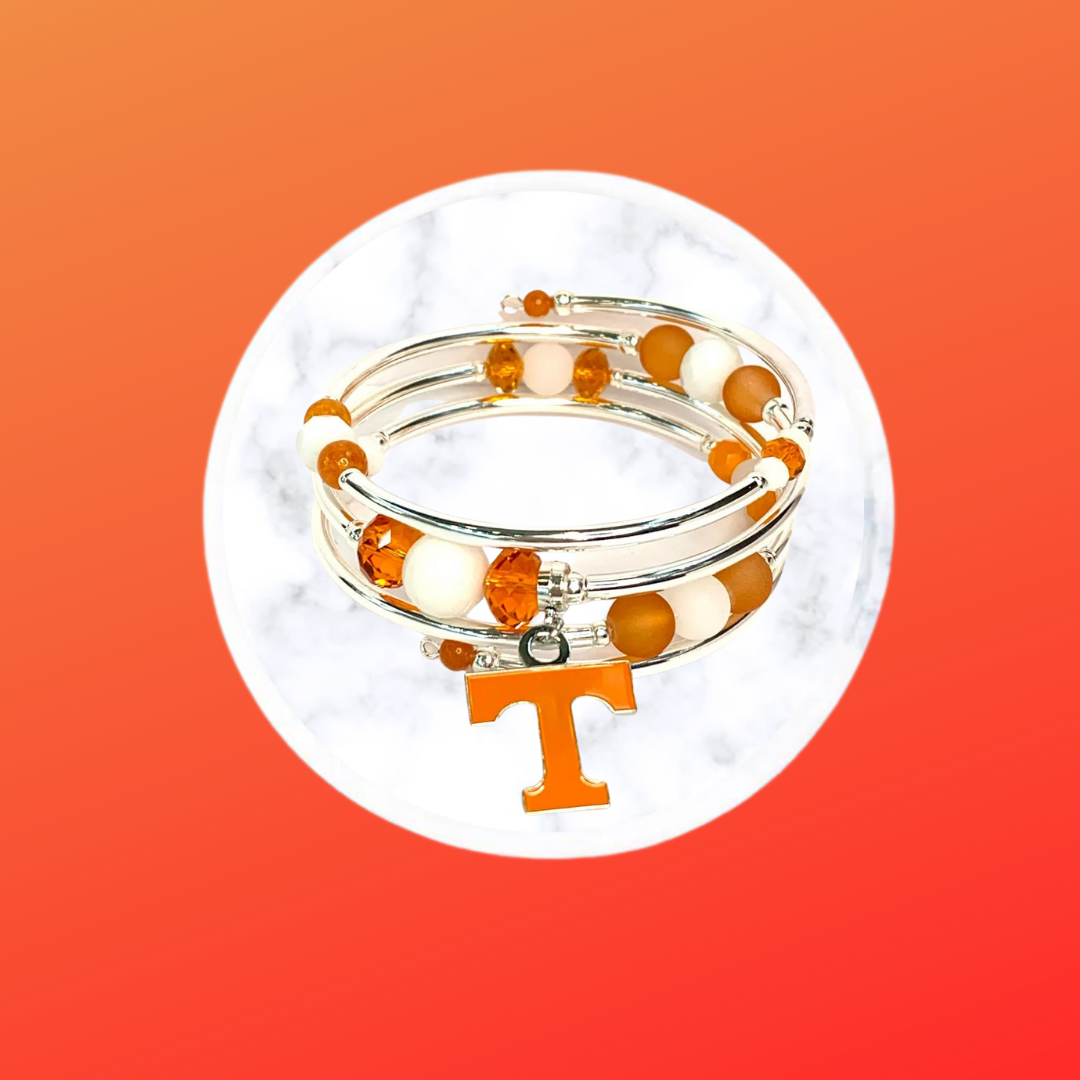 Collegiate- Tennessee Volunteers Wrap Bracelet