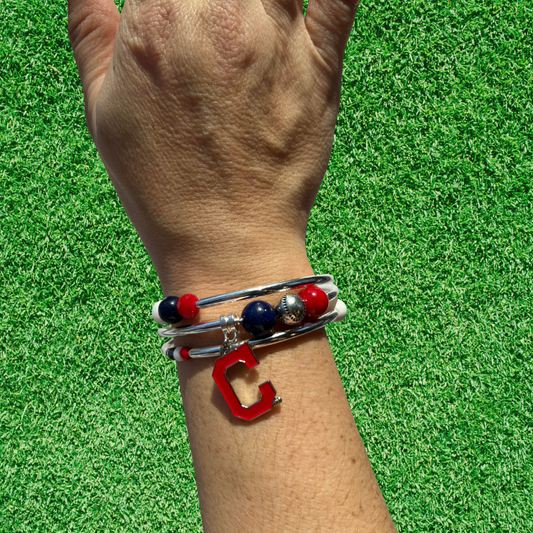 First Pitch -Cleveland Team Wrap Bracelet