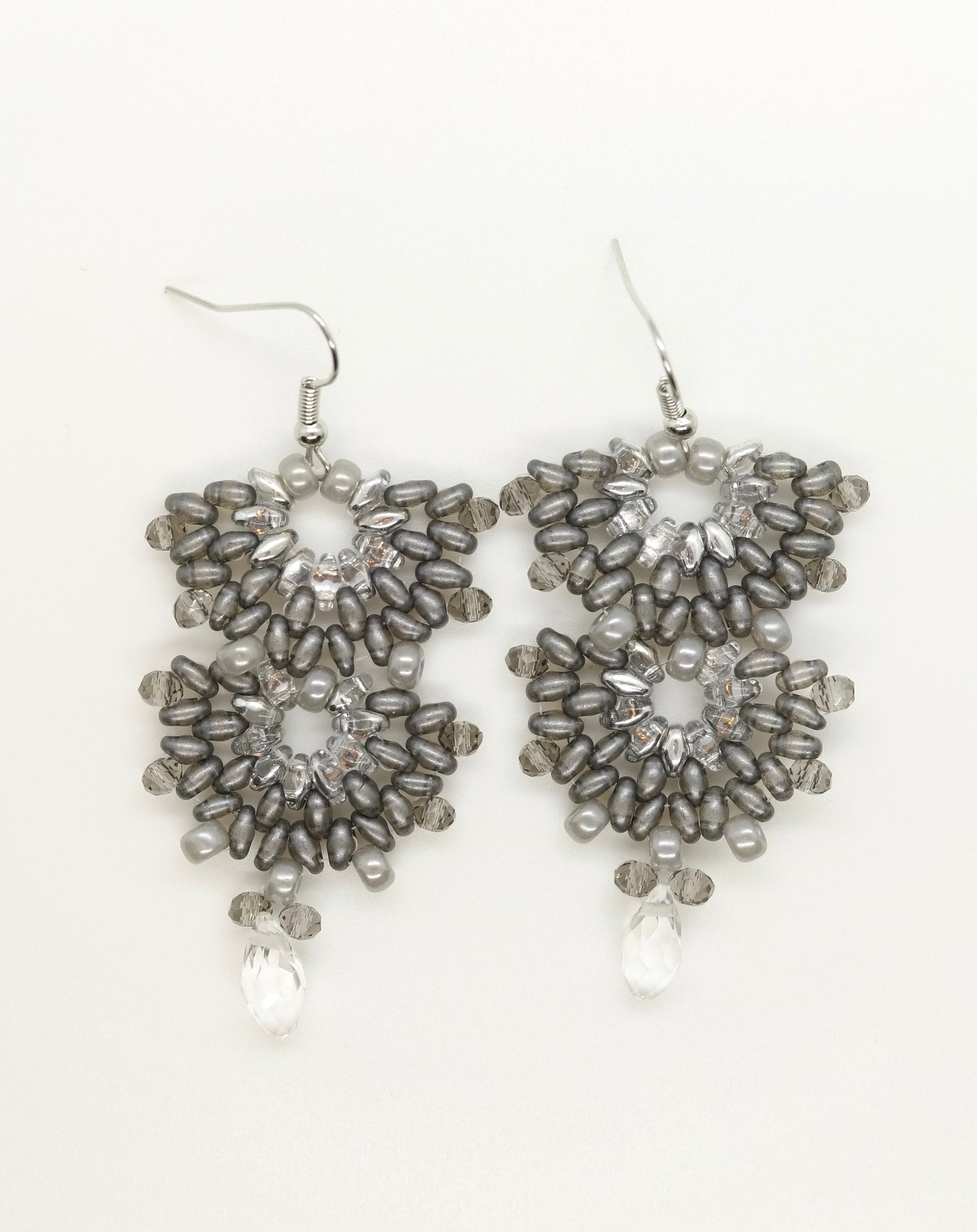 Cascade -Ava in Silver Mix & Crystal