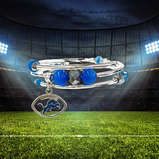 Game Day- Detroit Wrap Bracelet