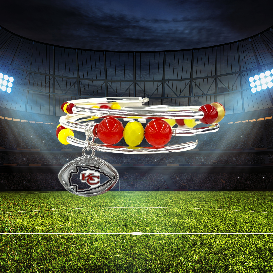 Game Day- Kansas City Wrap Bracelet