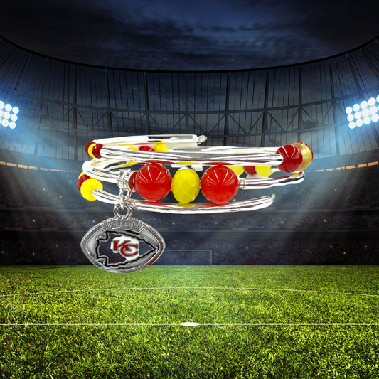 Game Day- Kansas City Wrap Bracelet