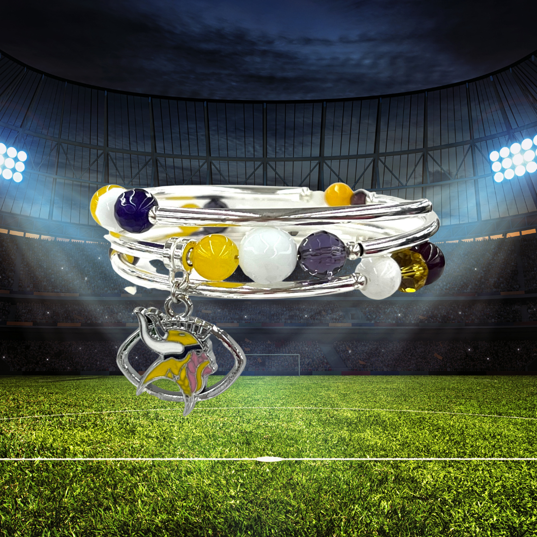 Game Day- Minnesota  Wrap Bracelet